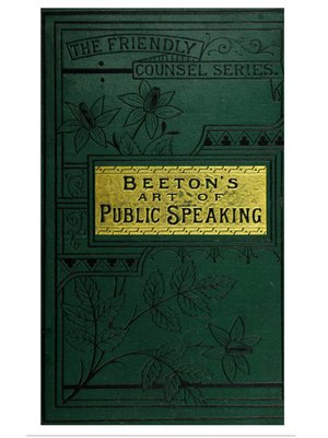 cover image of Beeton’s art of public speaking